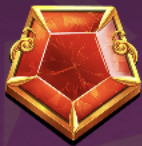 Roter Edelstein Symbol